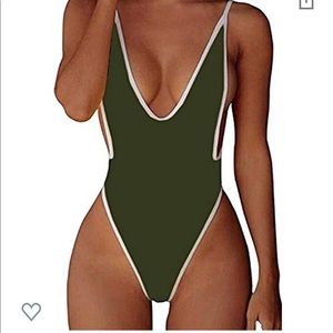 Thong one piece swimsuit